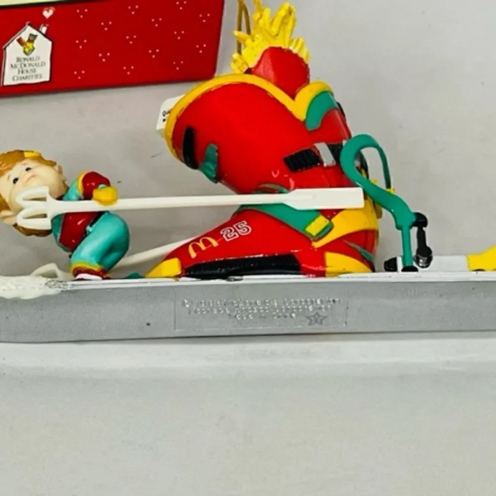 This ENESCO Treasury of Christmas Ornament from 1996 features the McDonald's 